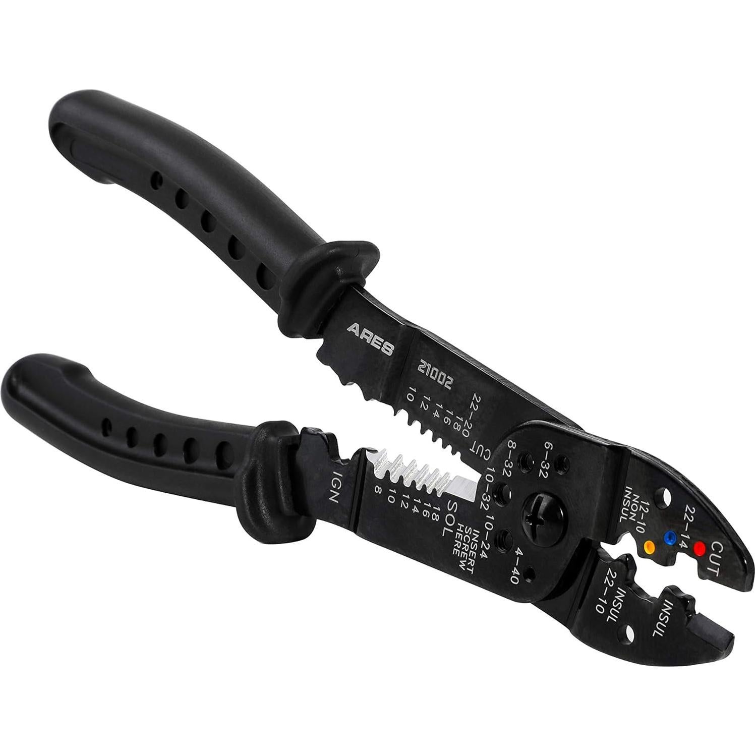 Pelacables y Crimpador ARES 21002 - Herramienta Multiuso 22.86 cm