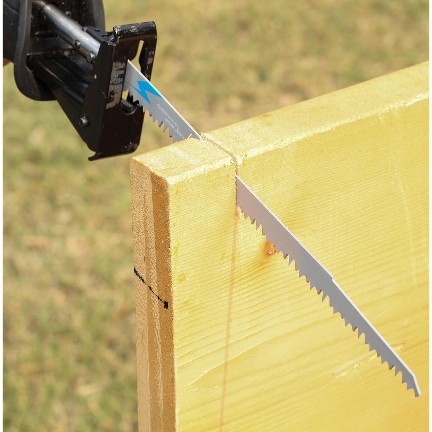 Hoja de sierra recíproca para poda EZARC 30.48 cm 6TPI + 3 hojas oscilantes