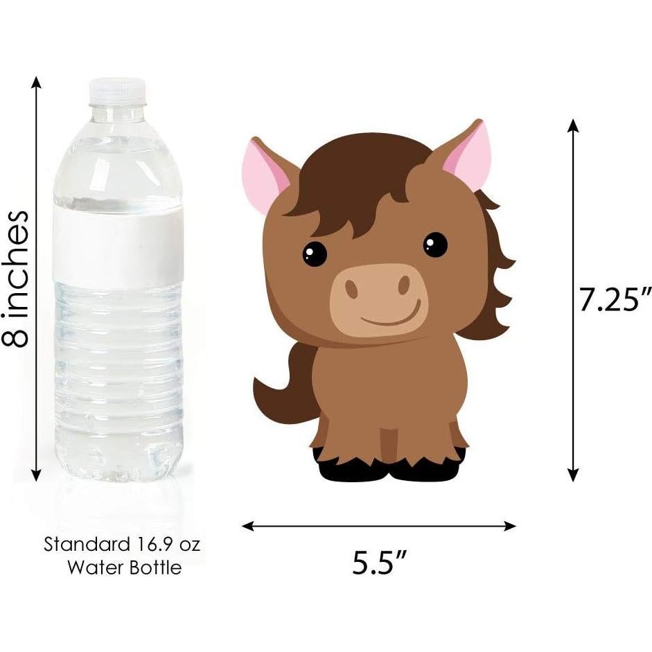 Decoraciones de Fiesta Animales de Granja Big Dot - Set 20 Piezas