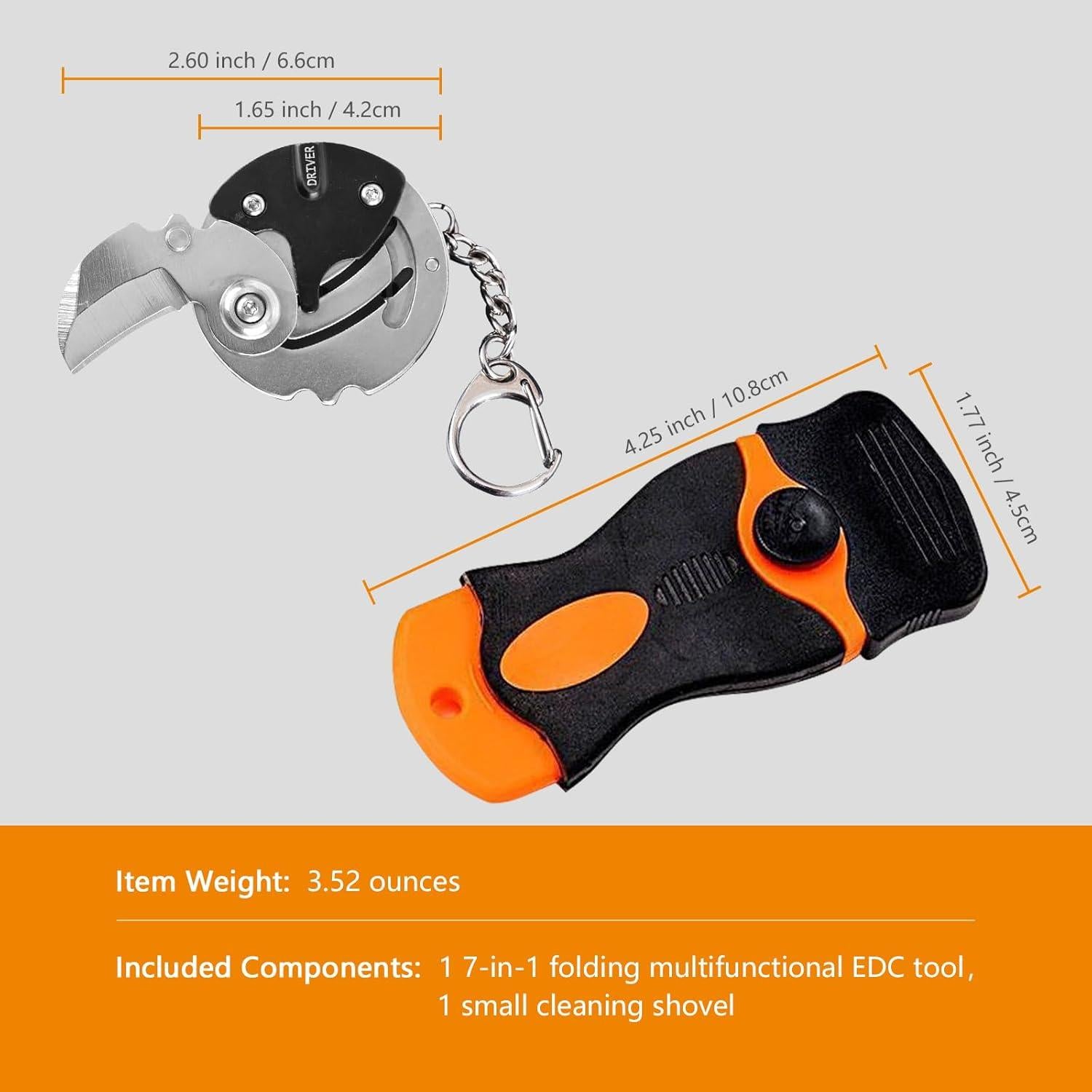 Herramienta Multifuncional EDC 7-en-1 DurableADD Plegable