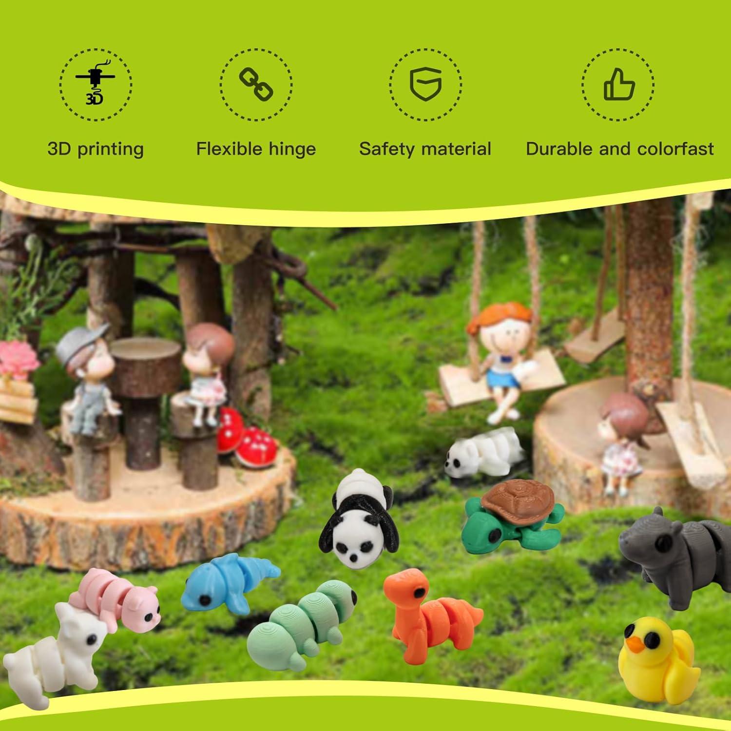 Conjunto de 25 Animales Impresos en 3D YonaaClin - Juguetes Antiestrés