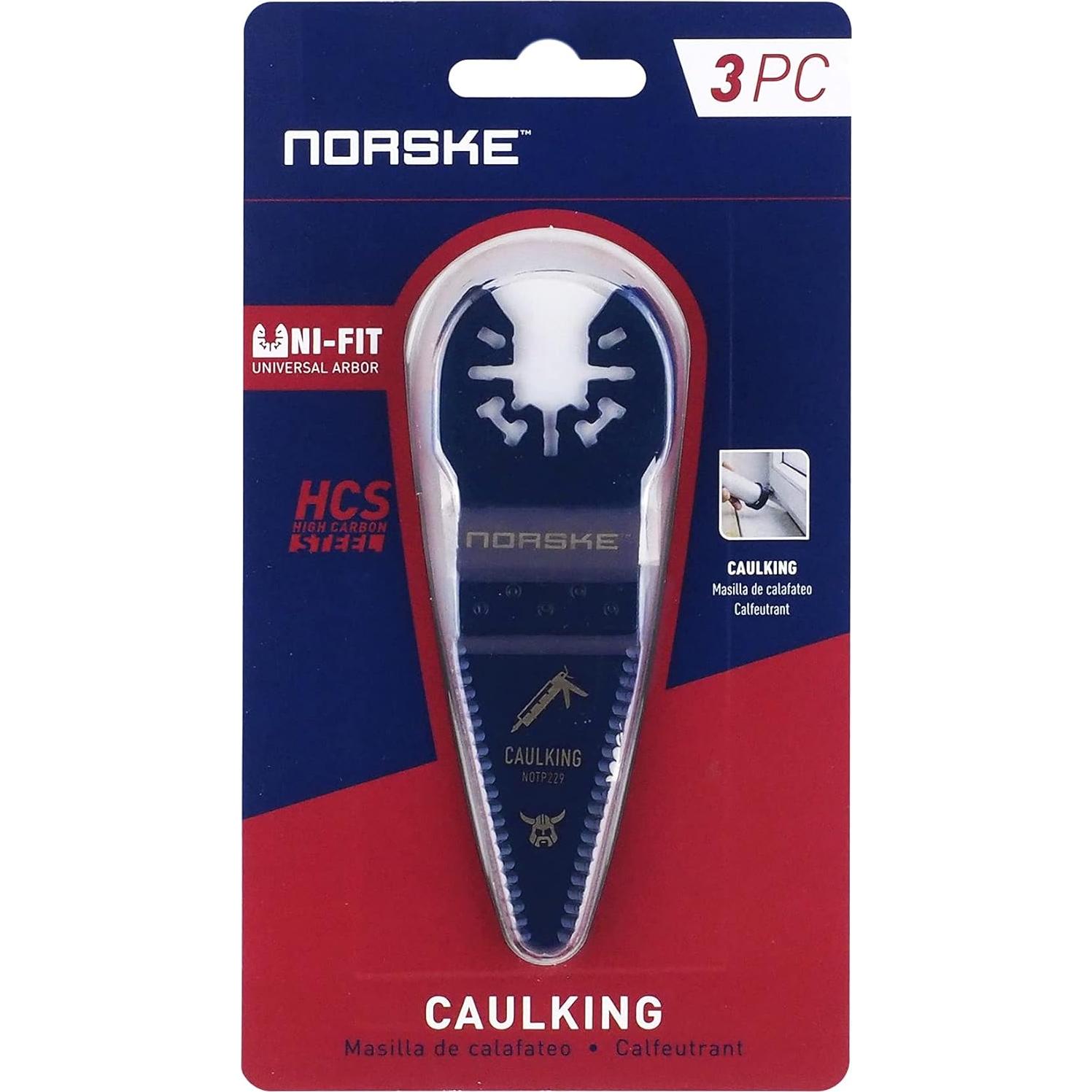 Cuchillas de Raspado de Sellador Norske Tools NOTP286 - 3 Piezas