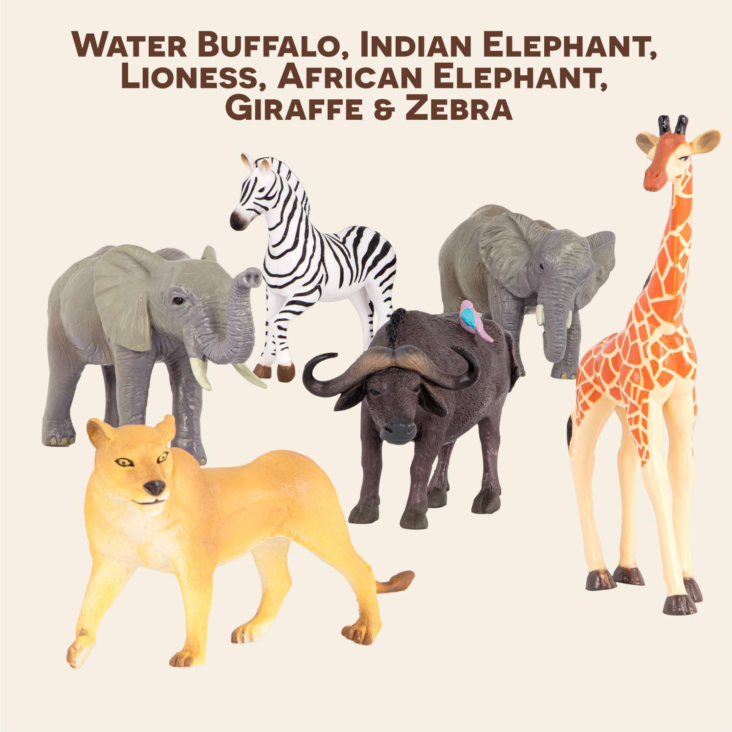 Conjunto de Vida Silvestre Terra by Battat 6 Figuras 10-13 cm