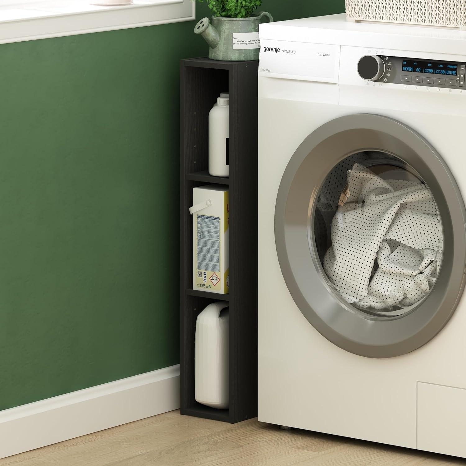 Estantería Furinno Fulda 3 Niveles Madera Negra 80 cm