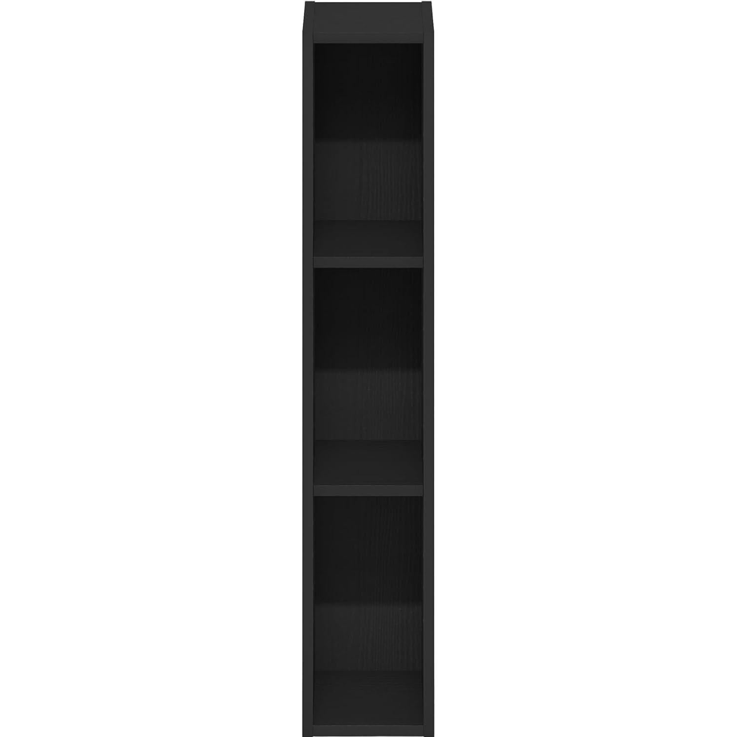 Estantería Furinno Fulda 3 Niveles Madera Negra 80 cm