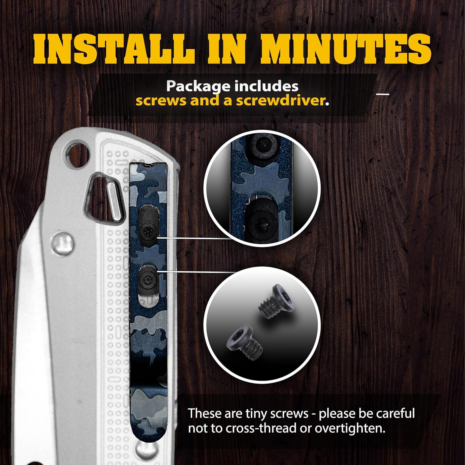 Clip de bolsillo Donk! para herramientas Leatherman Free - Titanio Negro