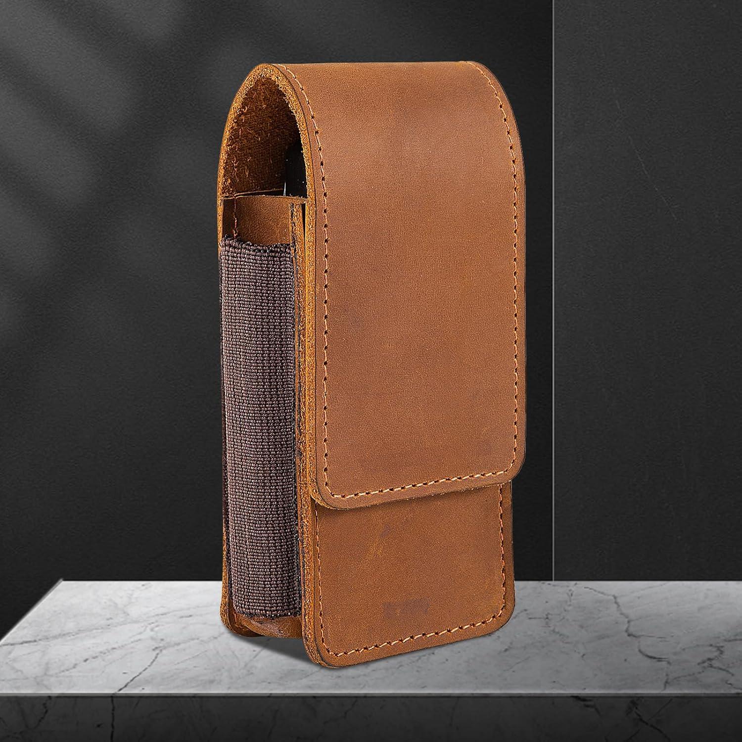 Funda de Cuero para Multiherramienta HERSENT con Cierre Magnético