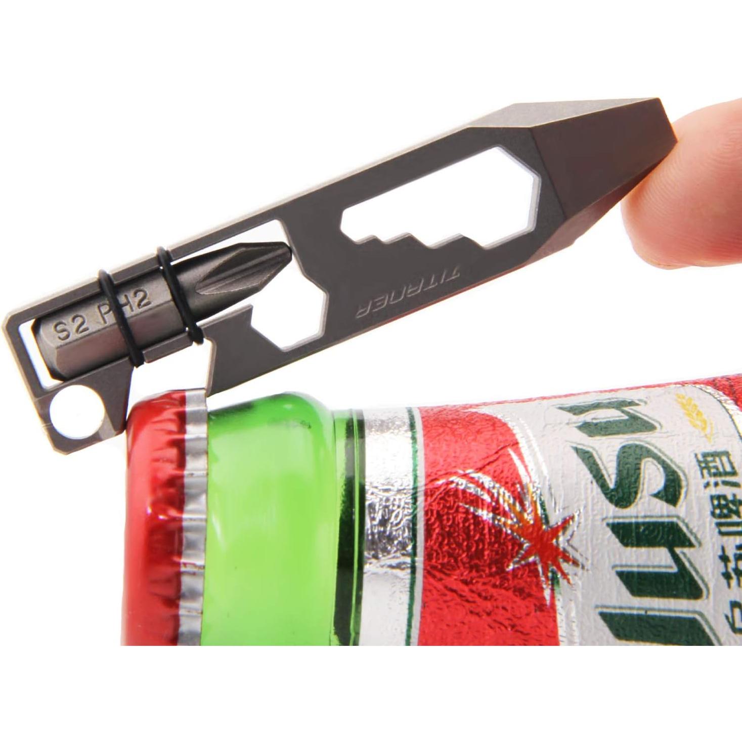 Barra de Palanca Multiherramienta Titanio TITANER 65mm Gris