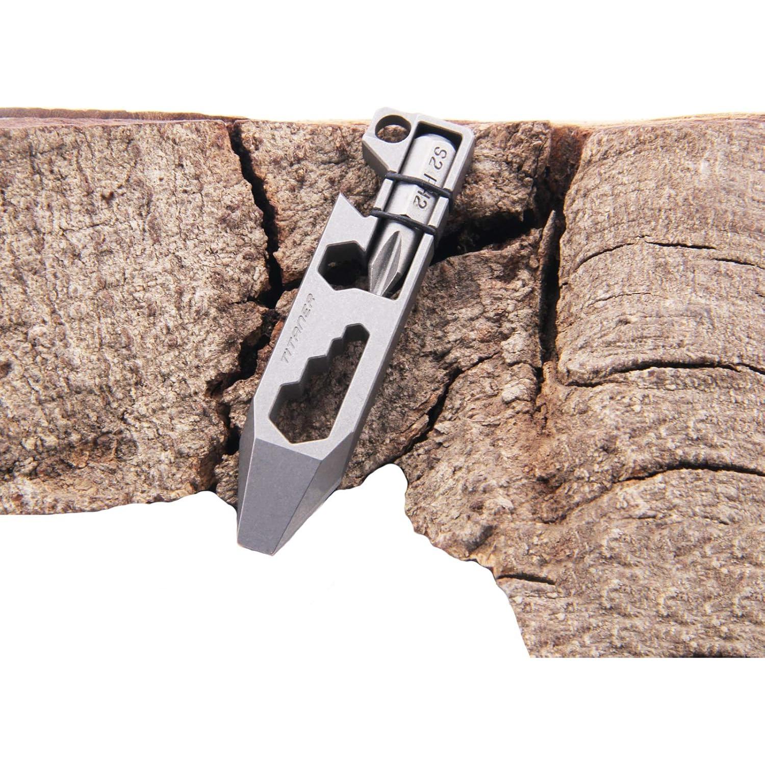 Barra de Palanca Multiherramienta Titanio TITANER 65mm Gris