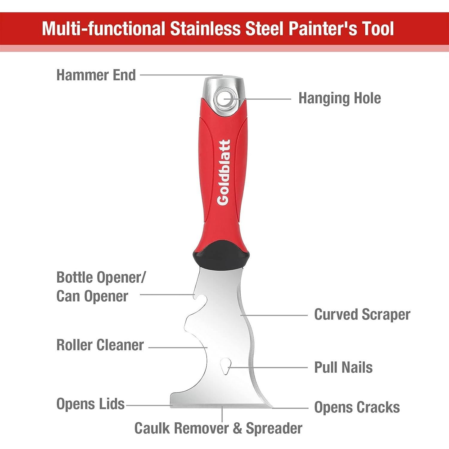 Juego de Cuchillos de Junta Goldblatt 4 Piezas Acero Inoxidable