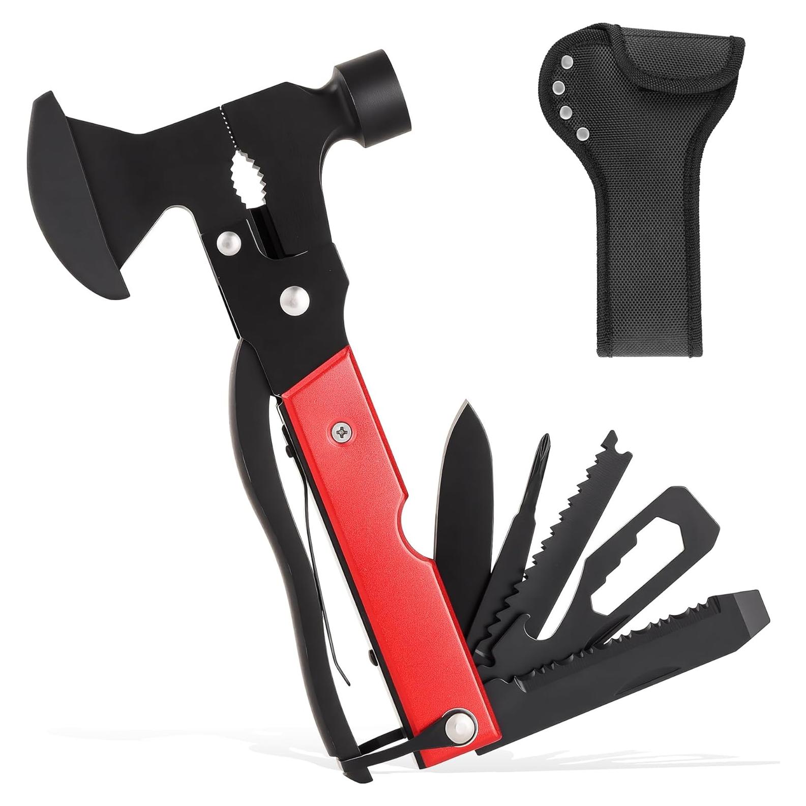 Multiherramienta 14-en-1 Leopcito para Camping y Supervivencia