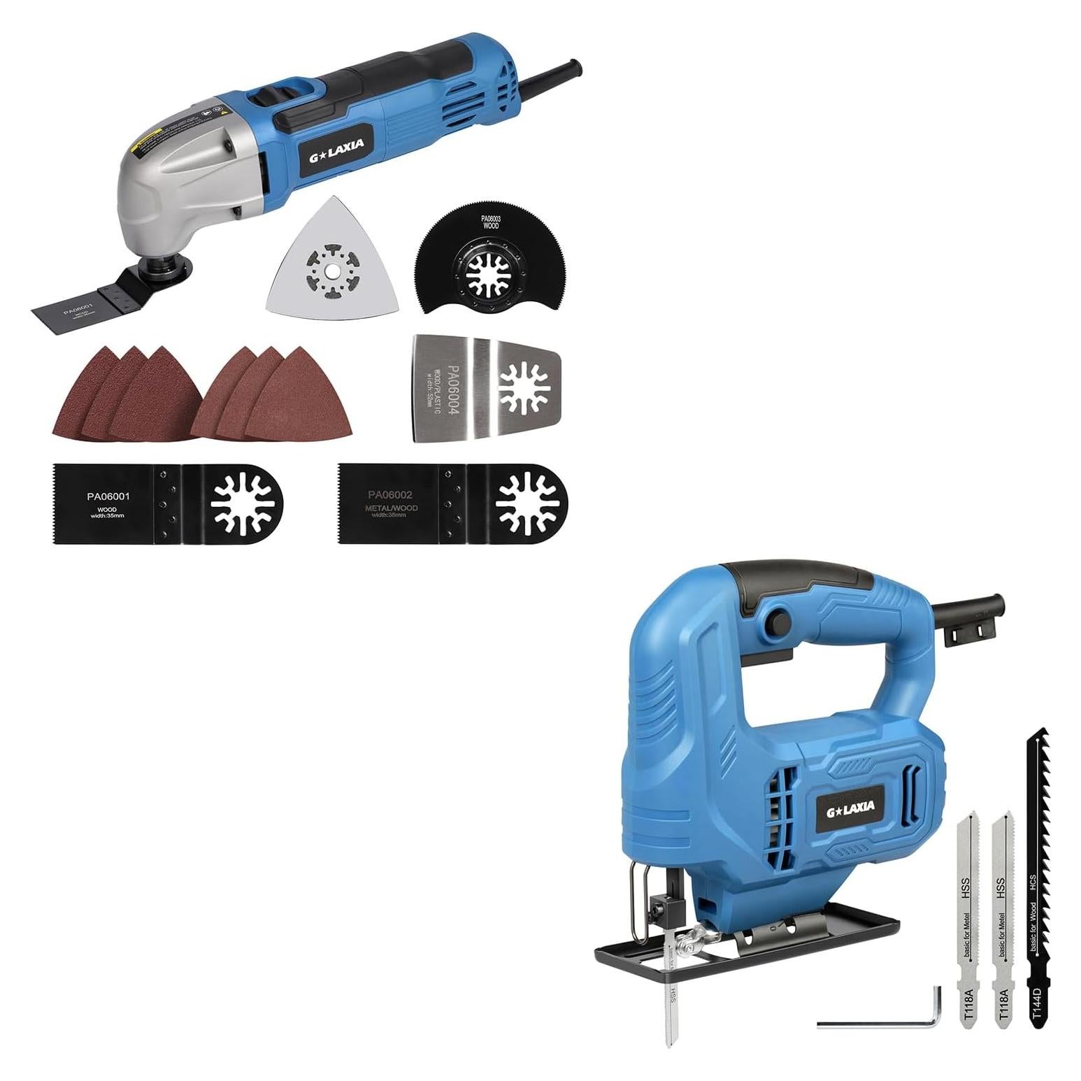 Herramienta Multi Oscilante G LAXIA 1.5A y Sierra de Calar 3.5A