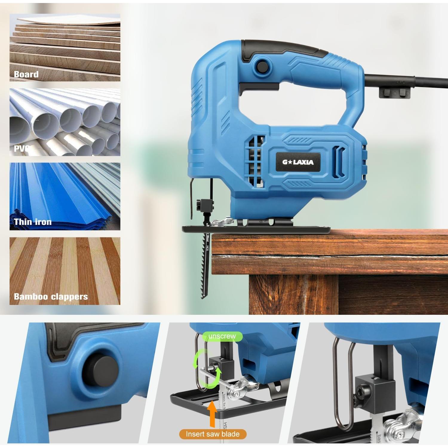 Herramienta Multi Oscilante G LAXIA 1.5A y Sierra de Calar 3.5A