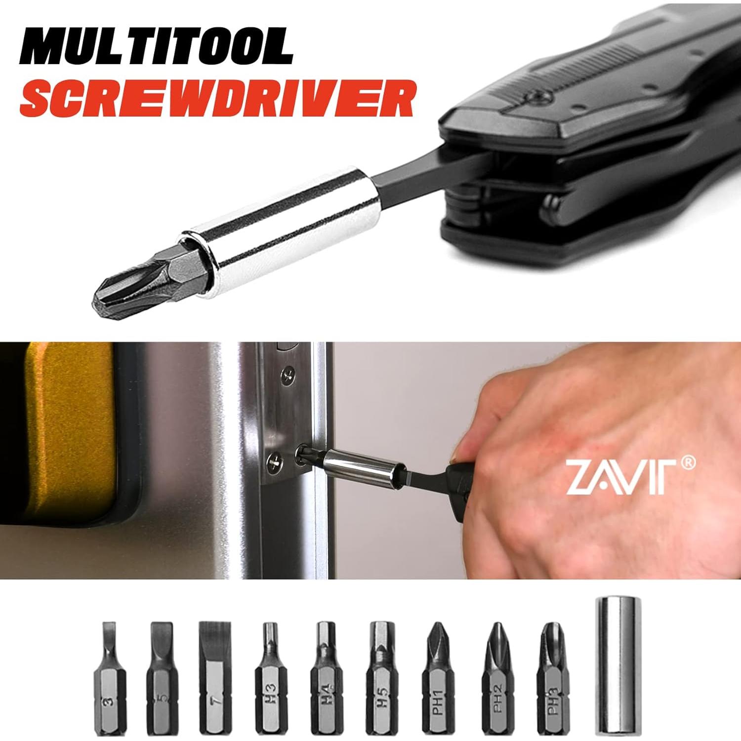 Multiherramienta ZAVIT de Acero Inoxidable 10.16 cm