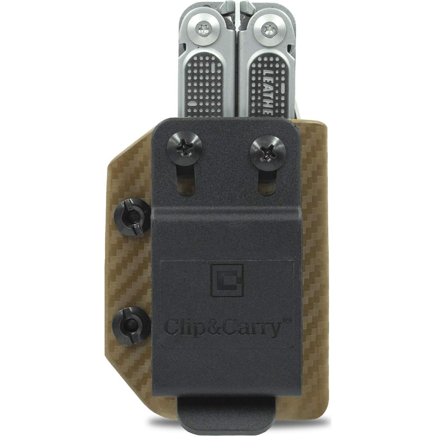 Funda Kydex Clip & Carry para Leatherman Free P4 - Fibra de Carbono