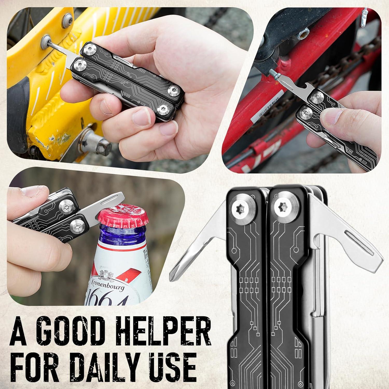 Multiherramienta BIBURY Pro con Alicates y Mini Tijeras