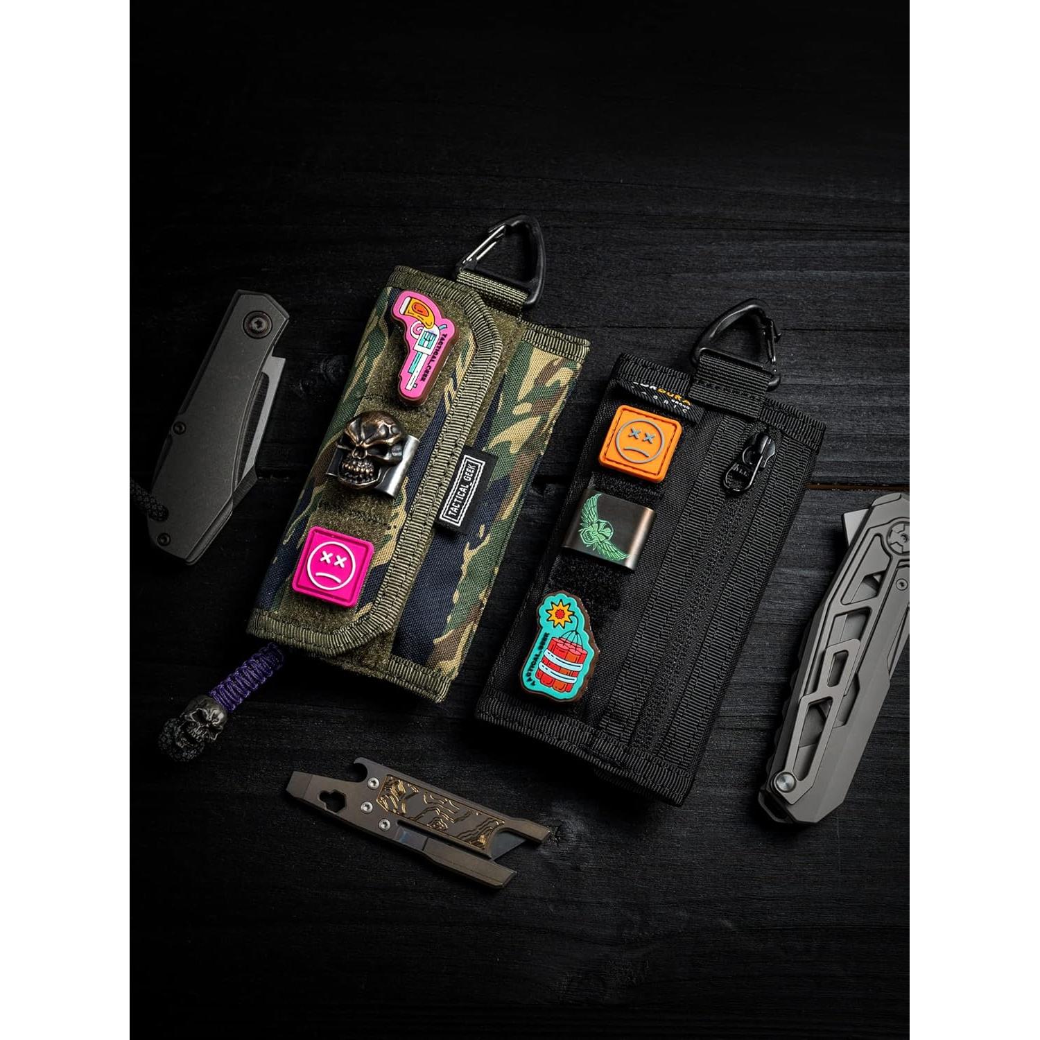 Organizador Pouch EDC TACTICAL GEEK Camuflaje Nylon Mediano