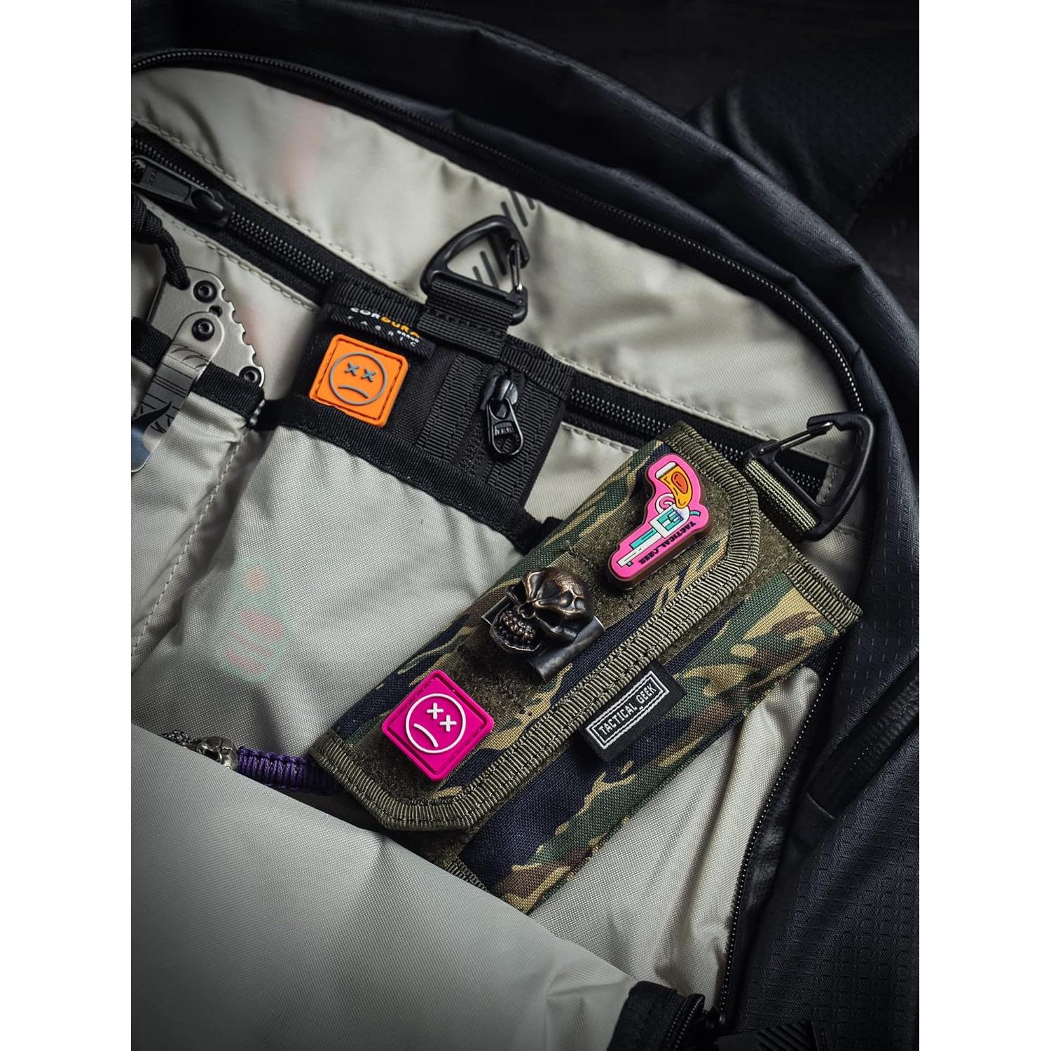 Organizador Pouch EDC TACTICAL GEEK Camuflaje Nylon Mediano