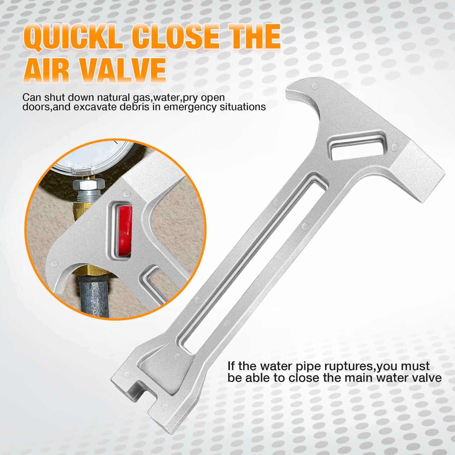 Herramienta de Emergencia 4 en 1 VYH - Llave Gas, Agua, Palanca