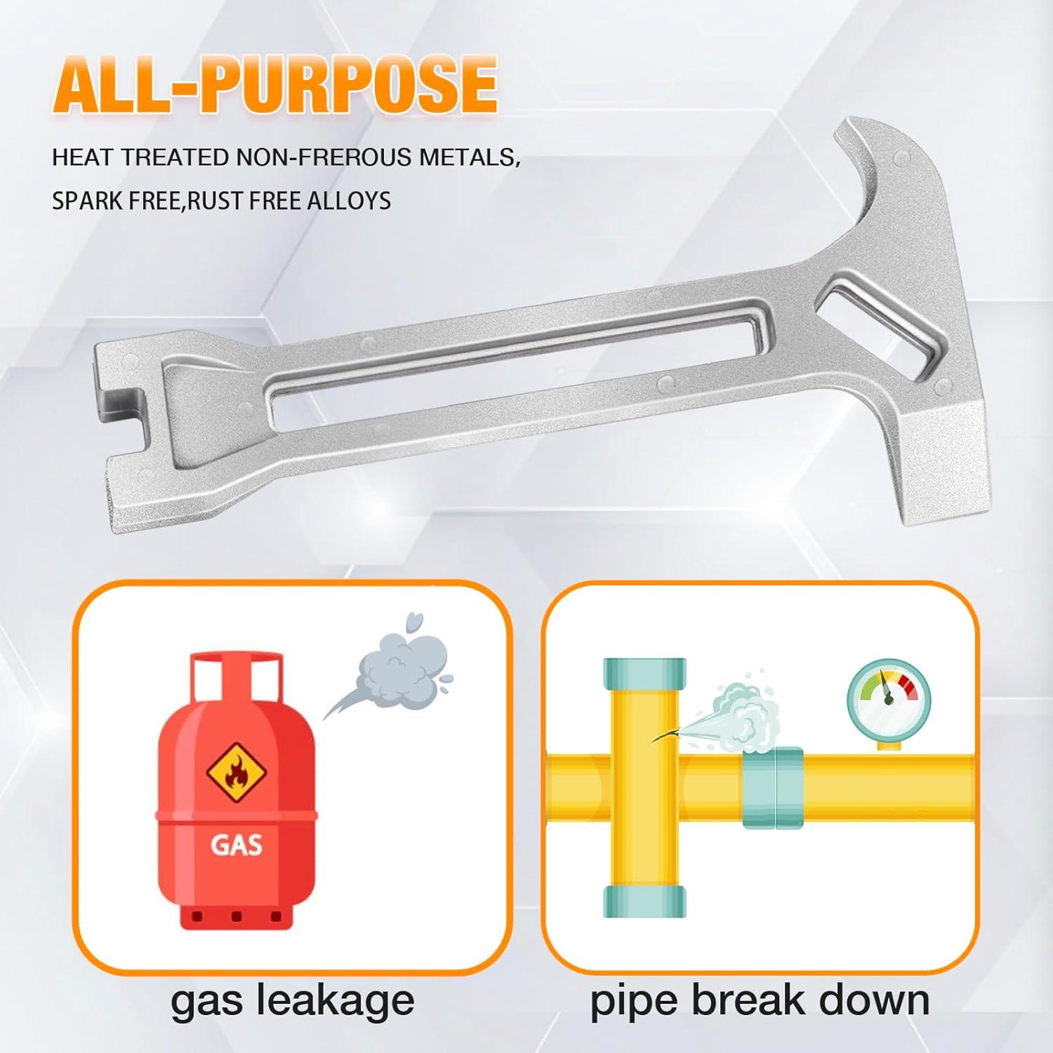 Herramienta de Emergencia 4 en 1 VYH - Llave Gas, Agua, Palanca