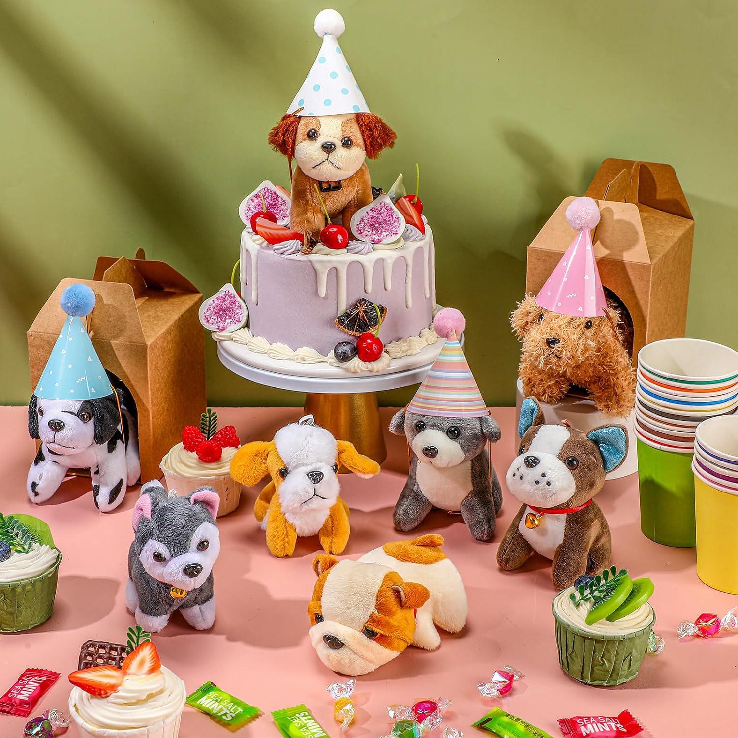 Patelai 48 Pcs Mini Peluches para Perros con Sombreros