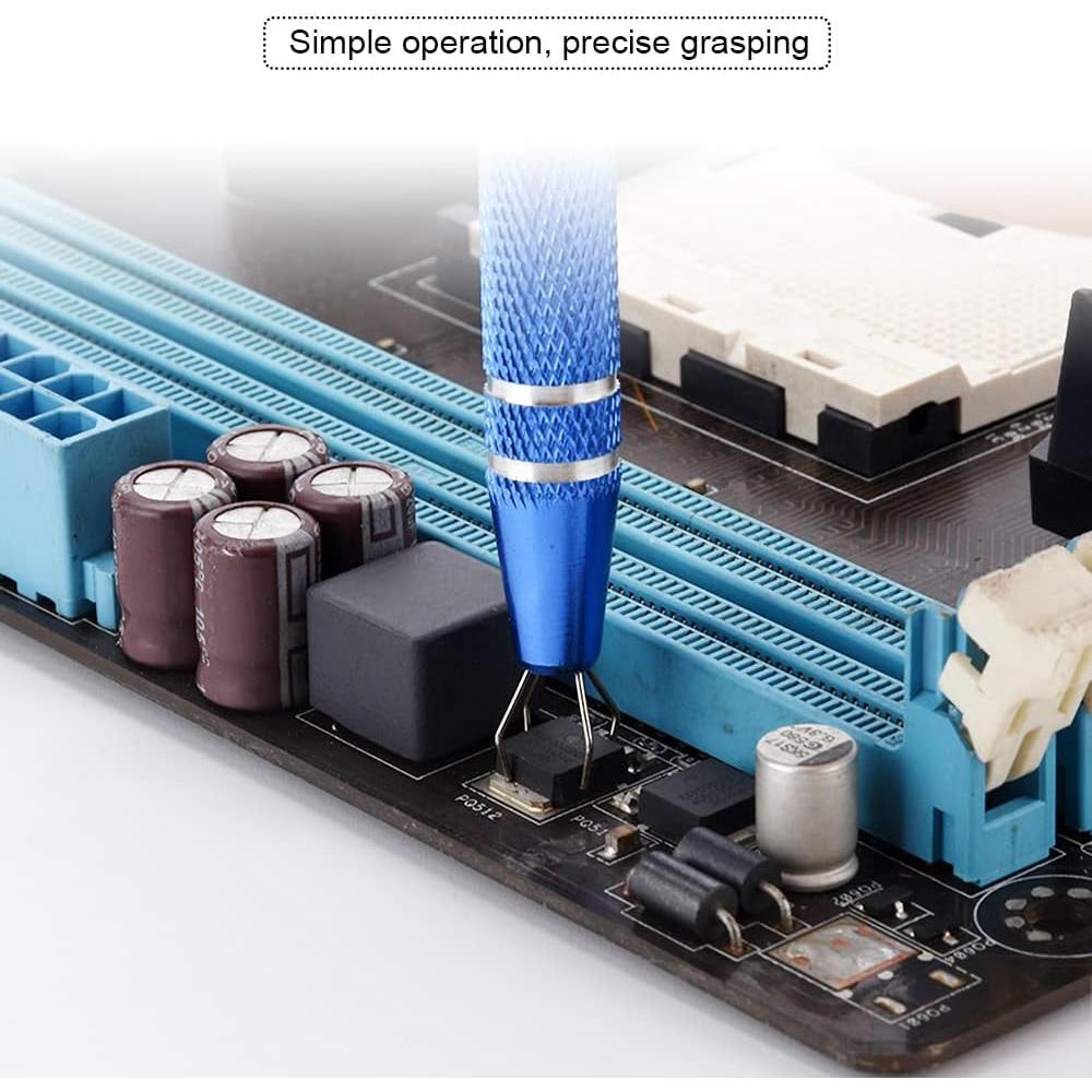 2 Piezas Herramienta de Recogida 4 Garras Chihutown Aluminio