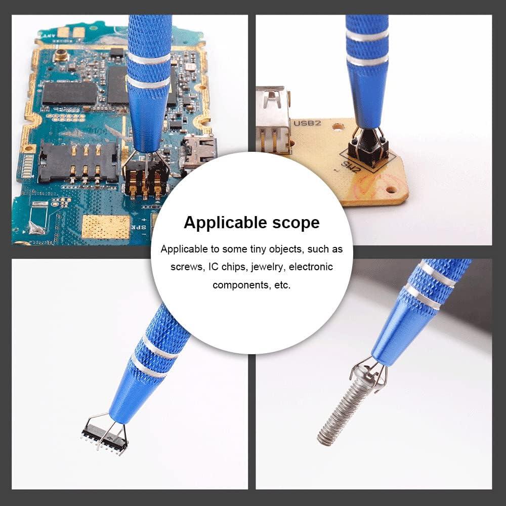 2 Piezas Herramienta de Recogida 4 Garras Chihutown Aluminio