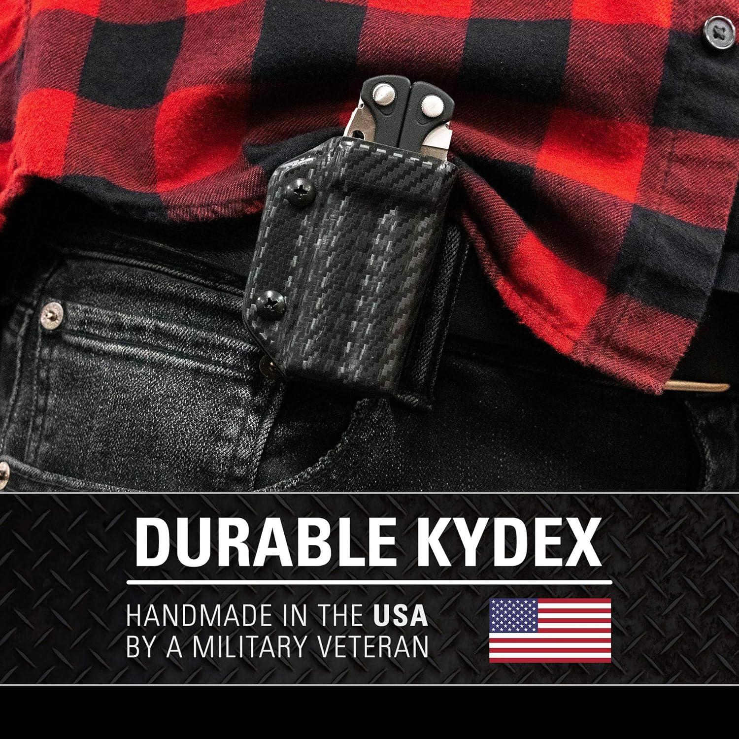 Funda Kydex Clip & Carry para Leatherman Charge - Negro