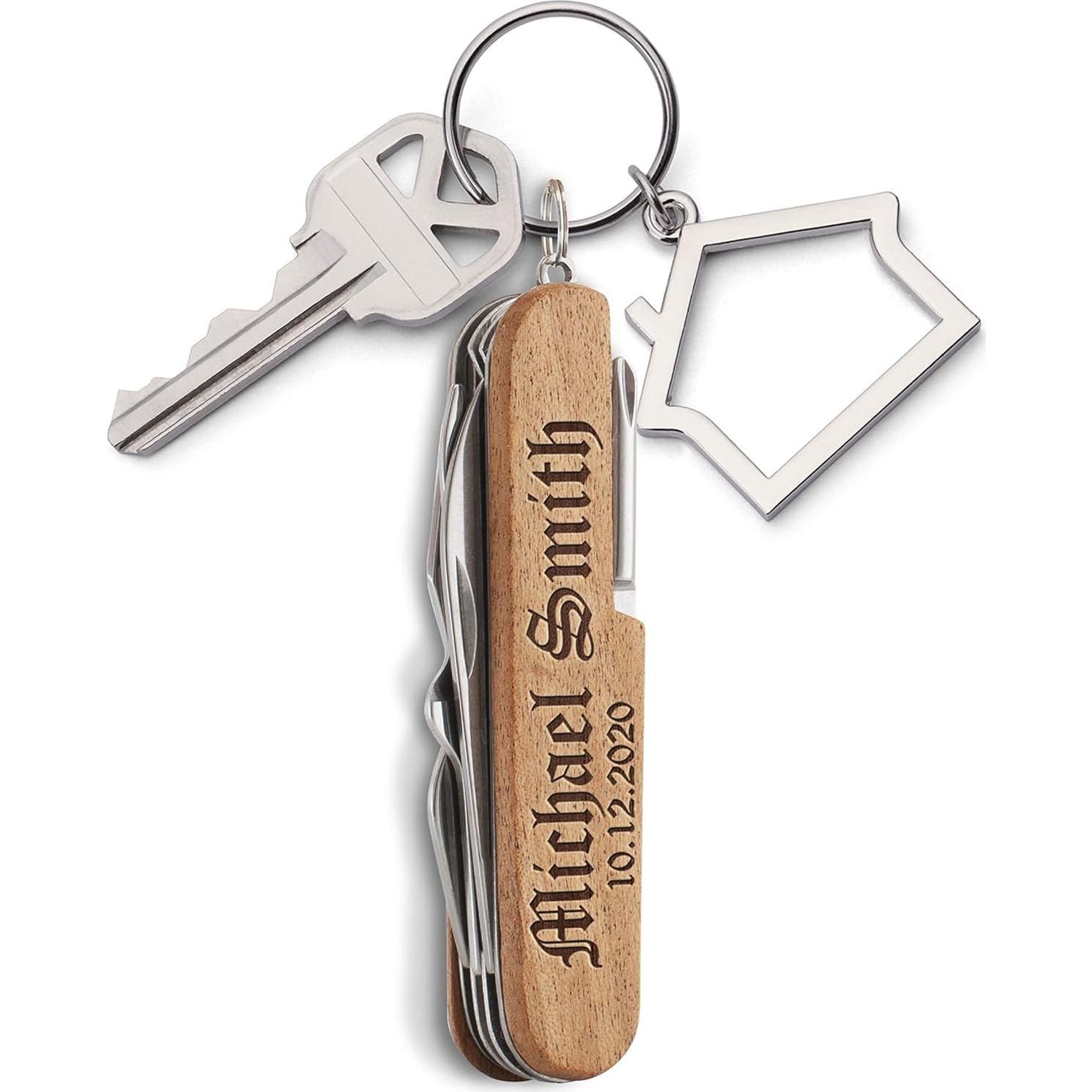 Juego de 6 Cuchillos de Bolsillo Personalizados Be Burgundy