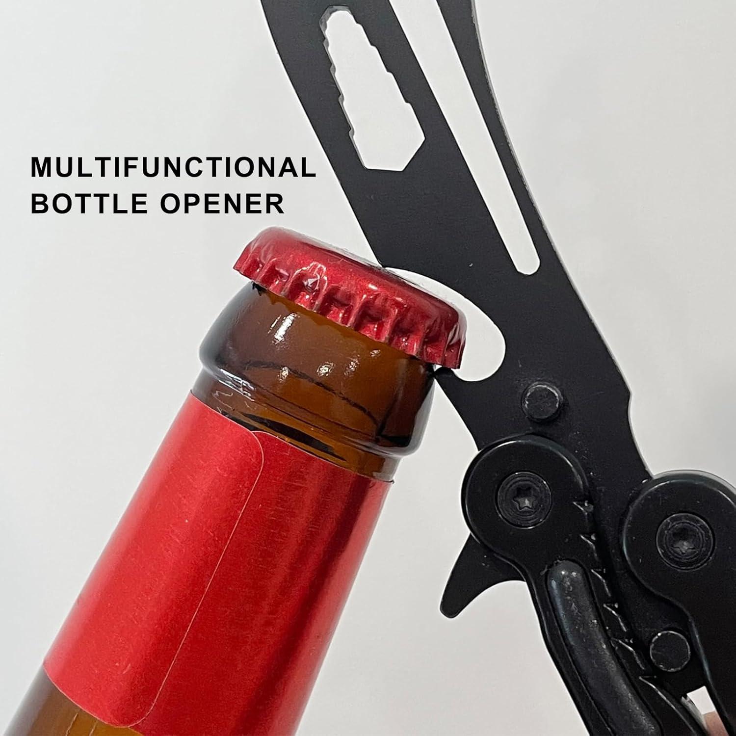 Abridor de Botellas Multifuncional MSGumiho Negro 15.24 cm