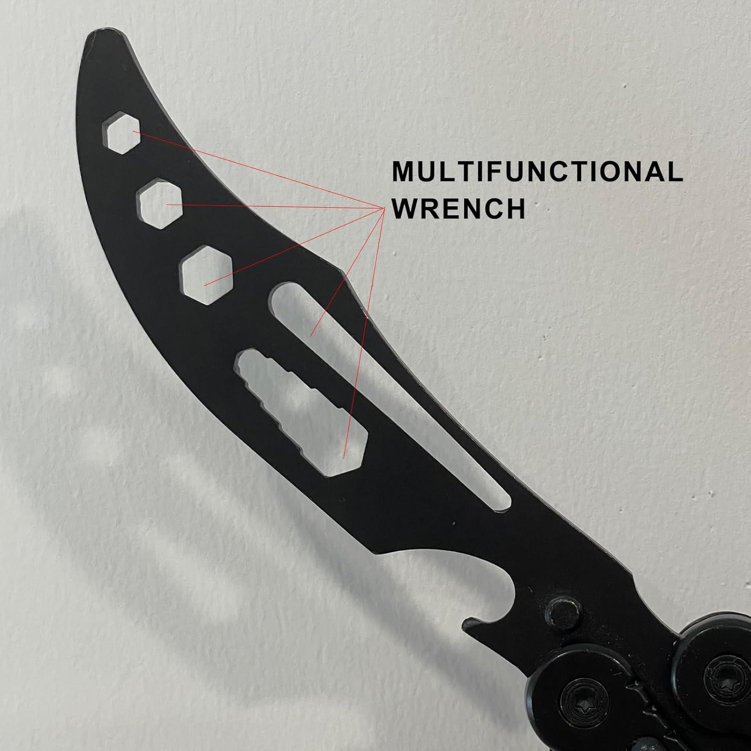 Abridor de Botellas Multifuncional MSGumiho Negro 15.24 cm