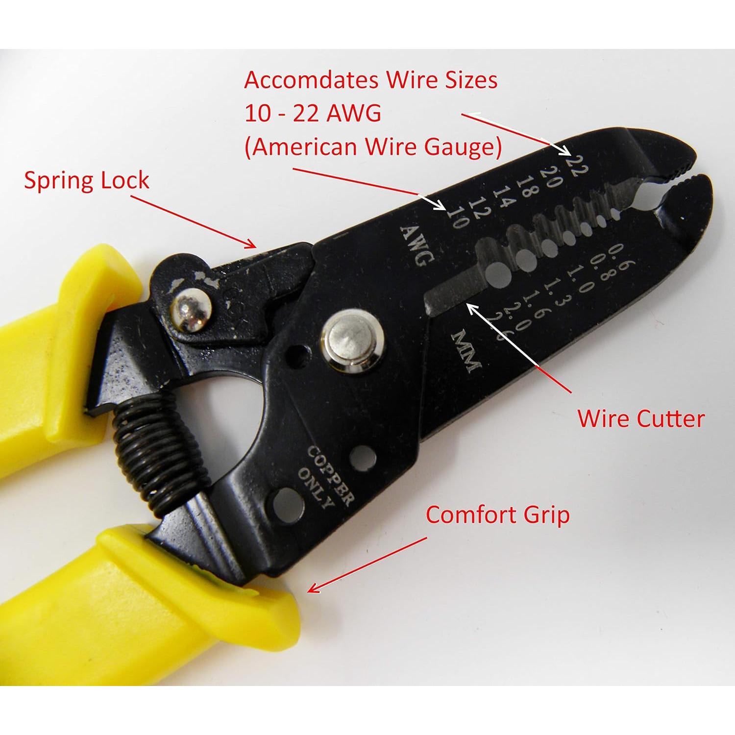 Alicates Desforradores y Cortadores de Cable H.H. Bukke Basics - Paquete de 2