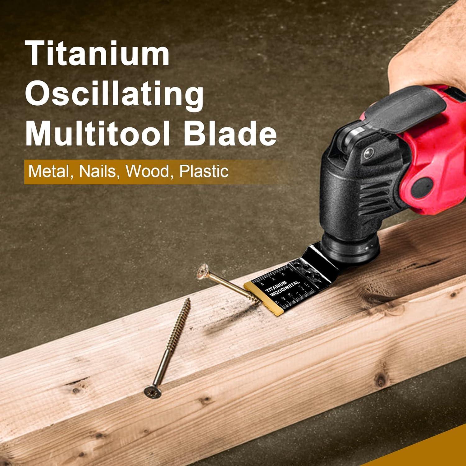 5 Cuchillas de Sierra Oscilante Titanio Farady 90x34mm