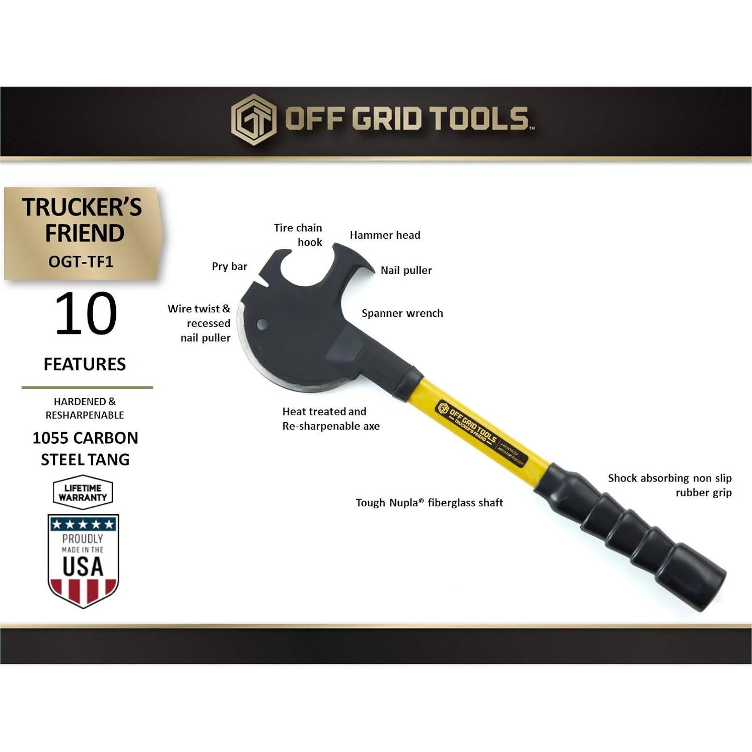 Herramienta multifuncional Off Grid Tools Amigo del camionero