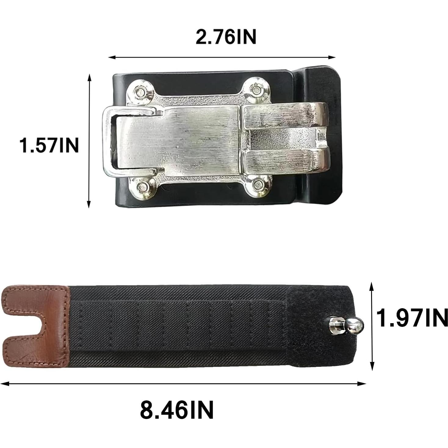 Cinturón de herramientas XNDGURE con hebilla y accesorios