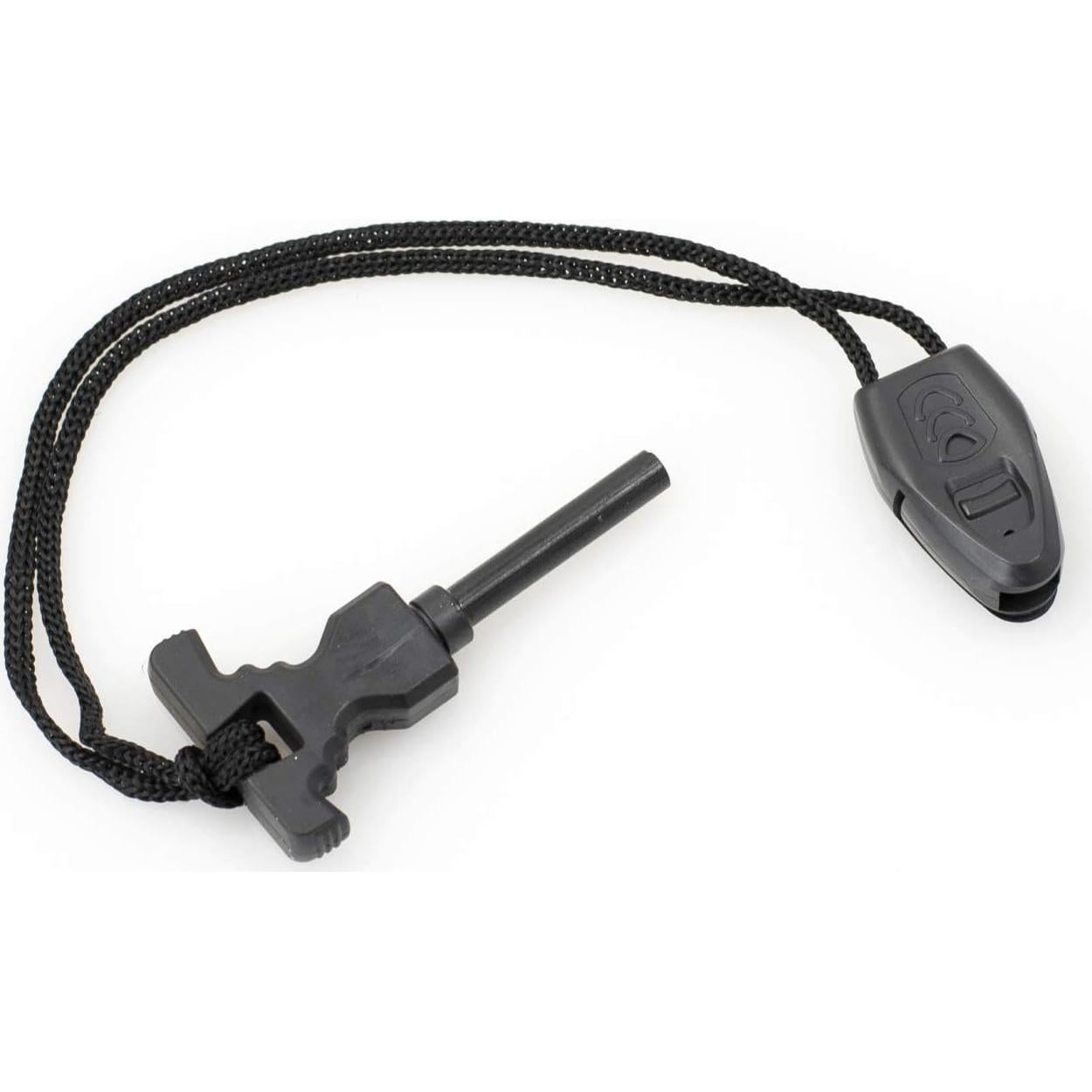 Cuchillo de Camping ASR Outdoor 3 en 1 con Encendedor y Silbato