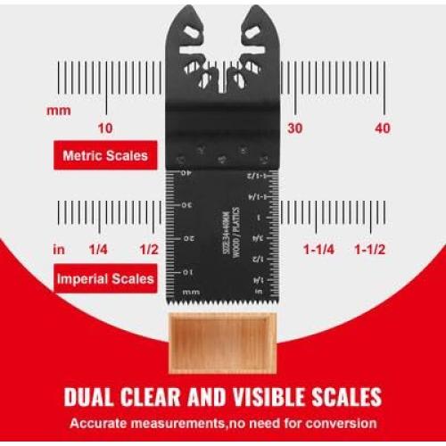 Hoja de Sierra Oscilante Happybuy 50PCS Universal HCS