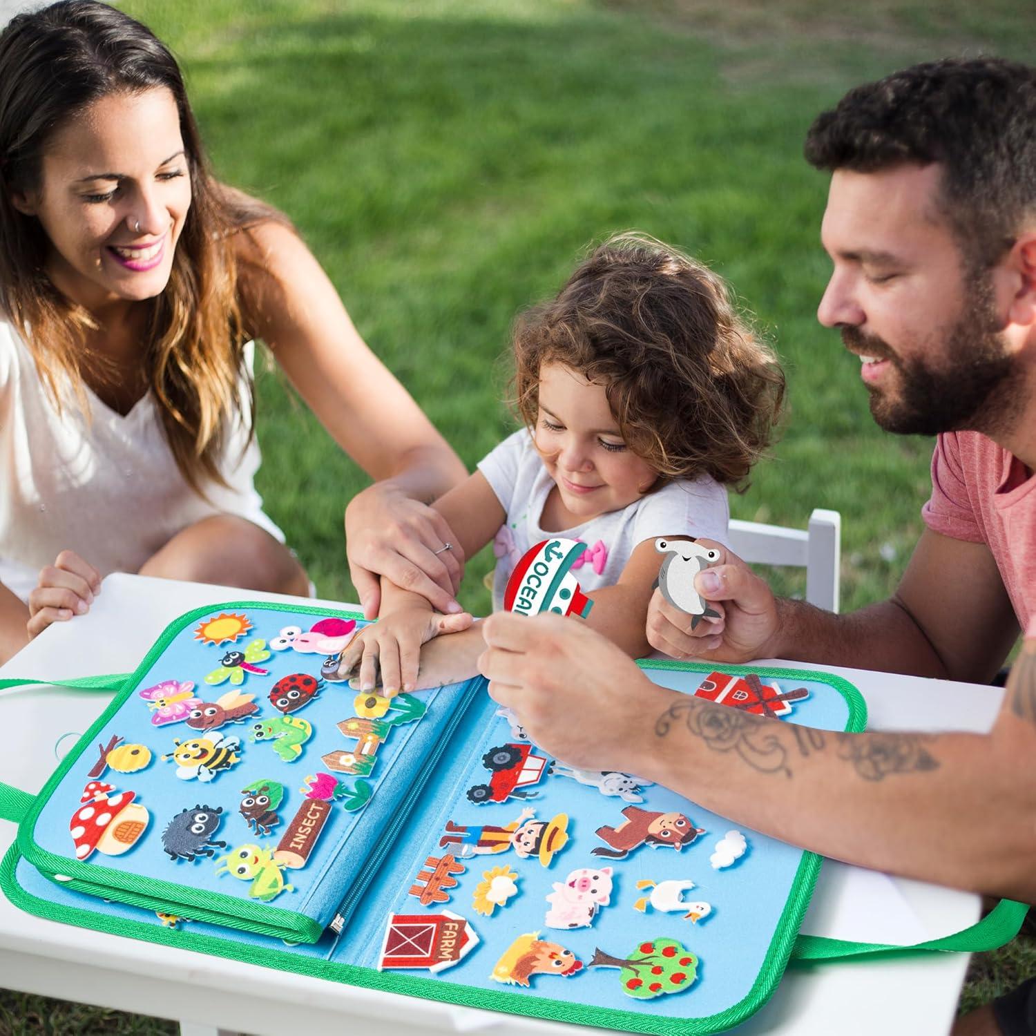 Juego de Tablero de Cuentos de Animales WATINC - 6 Piezas