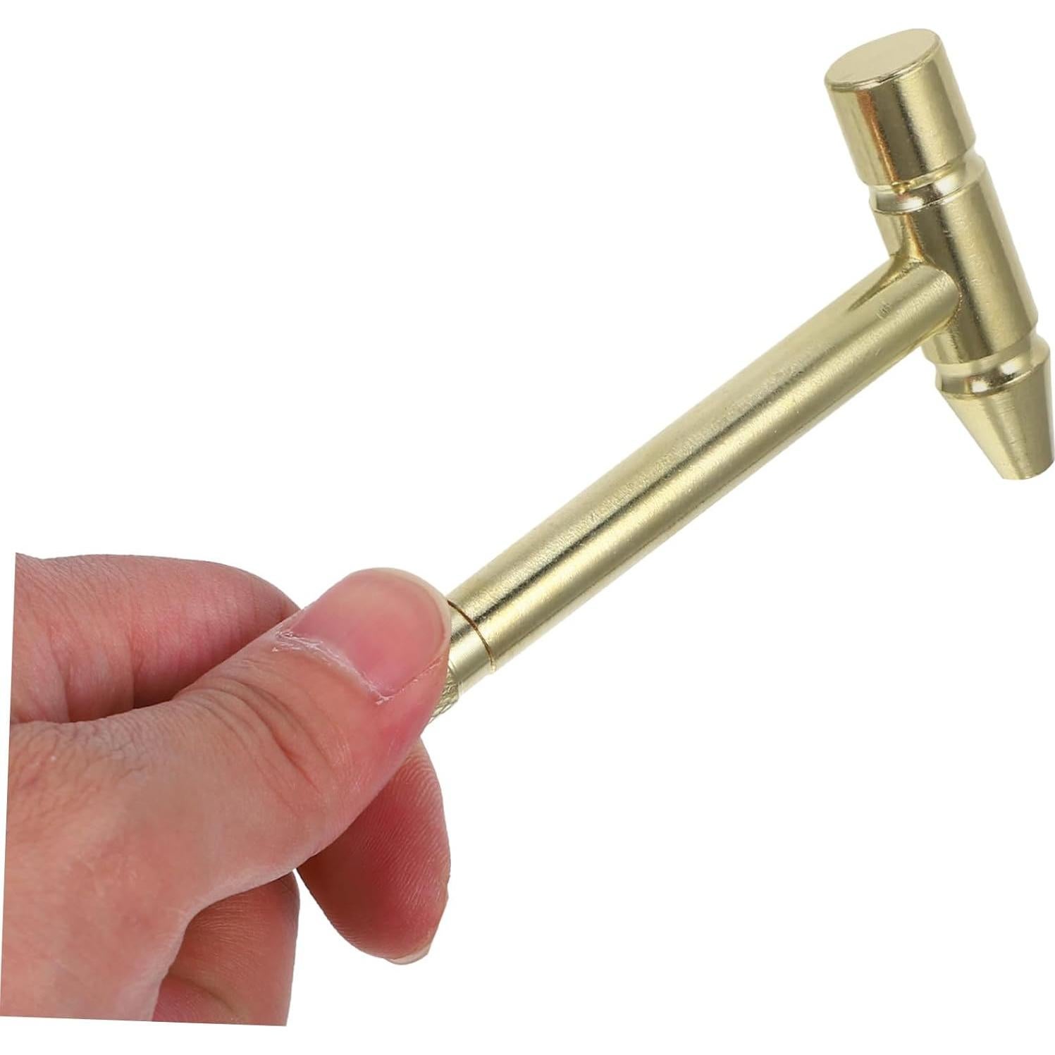 Martillo de Latón Macizo Veemoon Mini para Reparación de Relojes