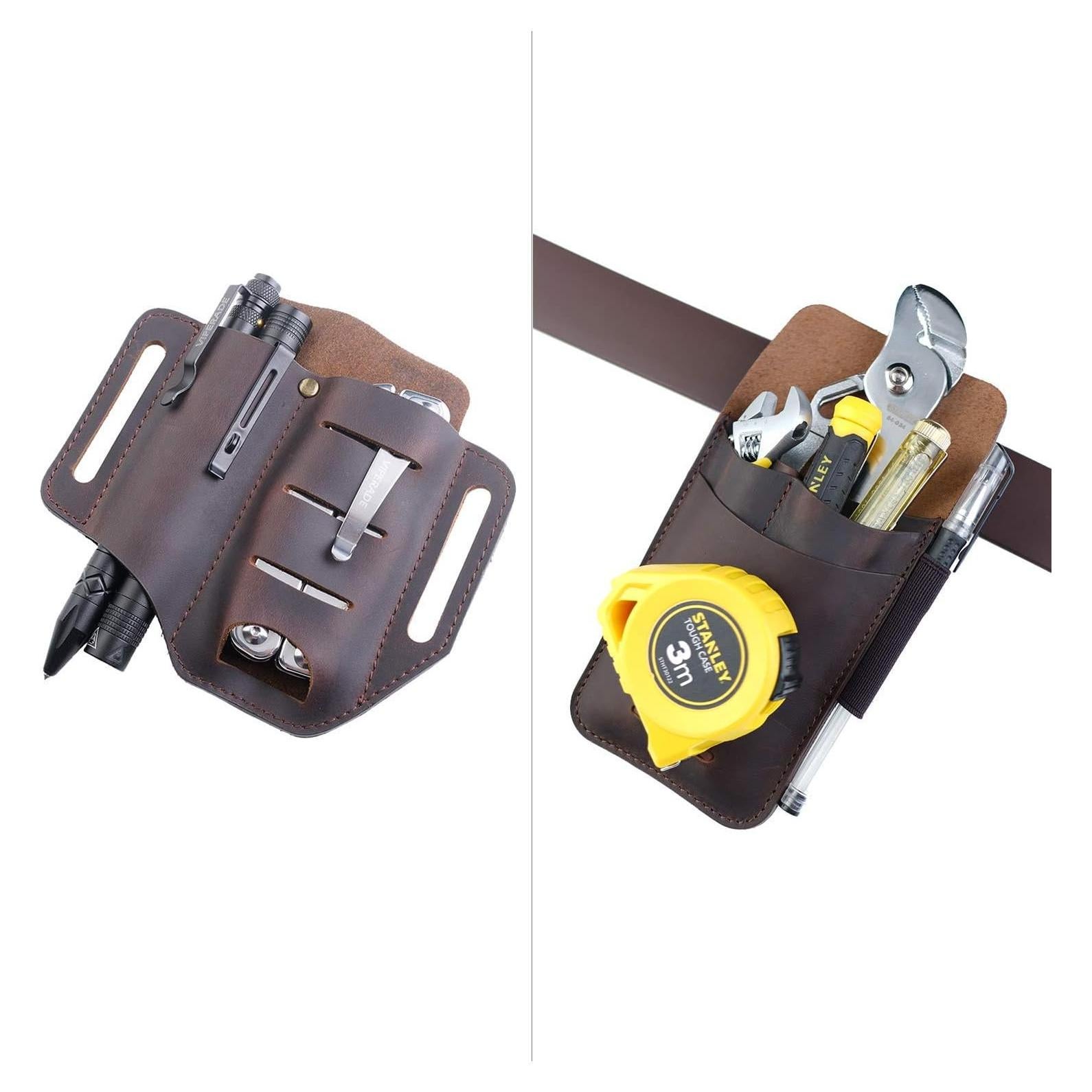 Funda de cuero VIPERADE PJ8/PJ14 para herramientas múltiples
