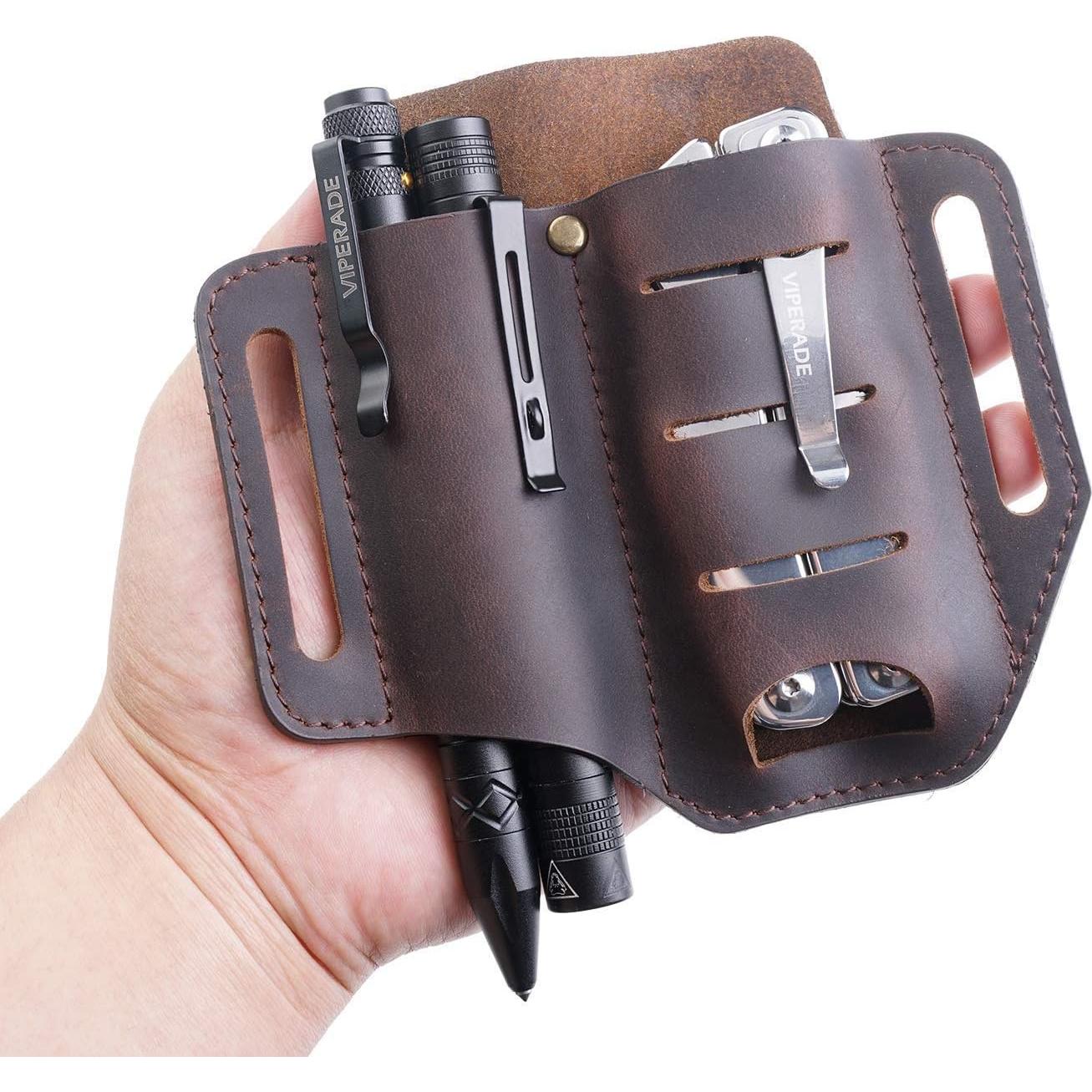 Funda de cuero VIPERADE PJ8/PJ14 para herramientas múltiples