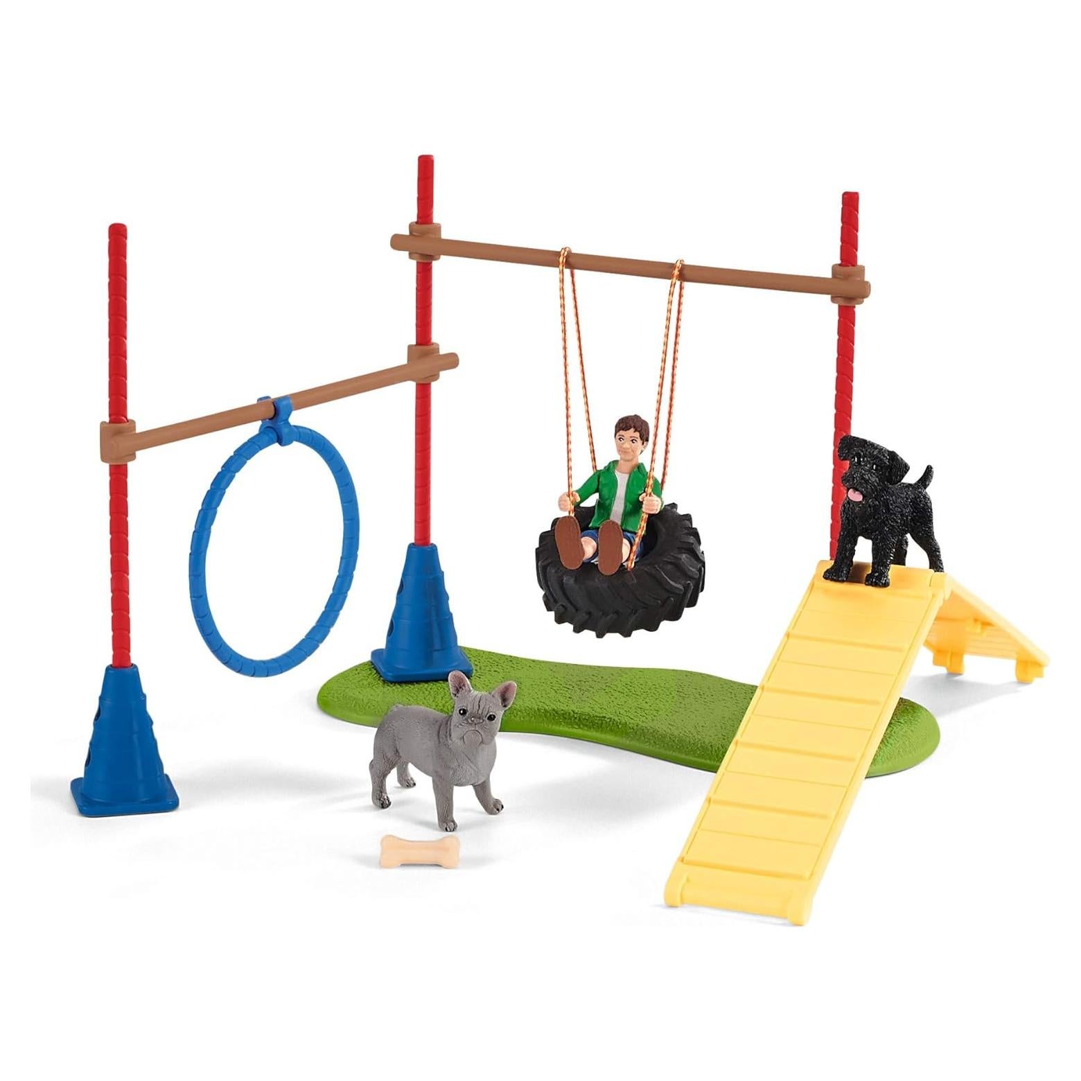 Juguete de Granja Schleich Entrenamiento Agilidad 14 Piezas