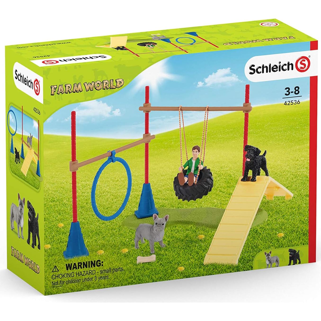 Juguete de Granja Schleich Entrenamiento Agilidad 14 Piezas