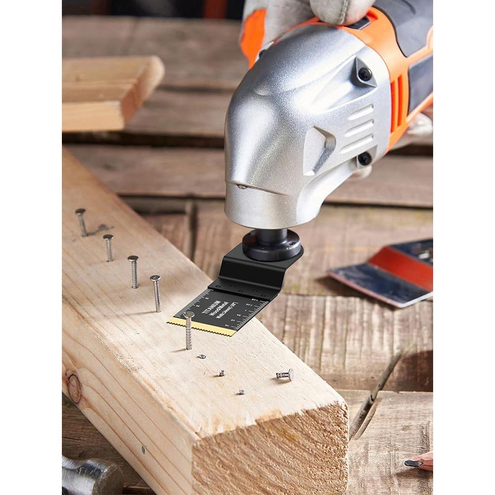 Juego de 118 Piezas de Cuchillas de Sierra Oscilante Kandishiex