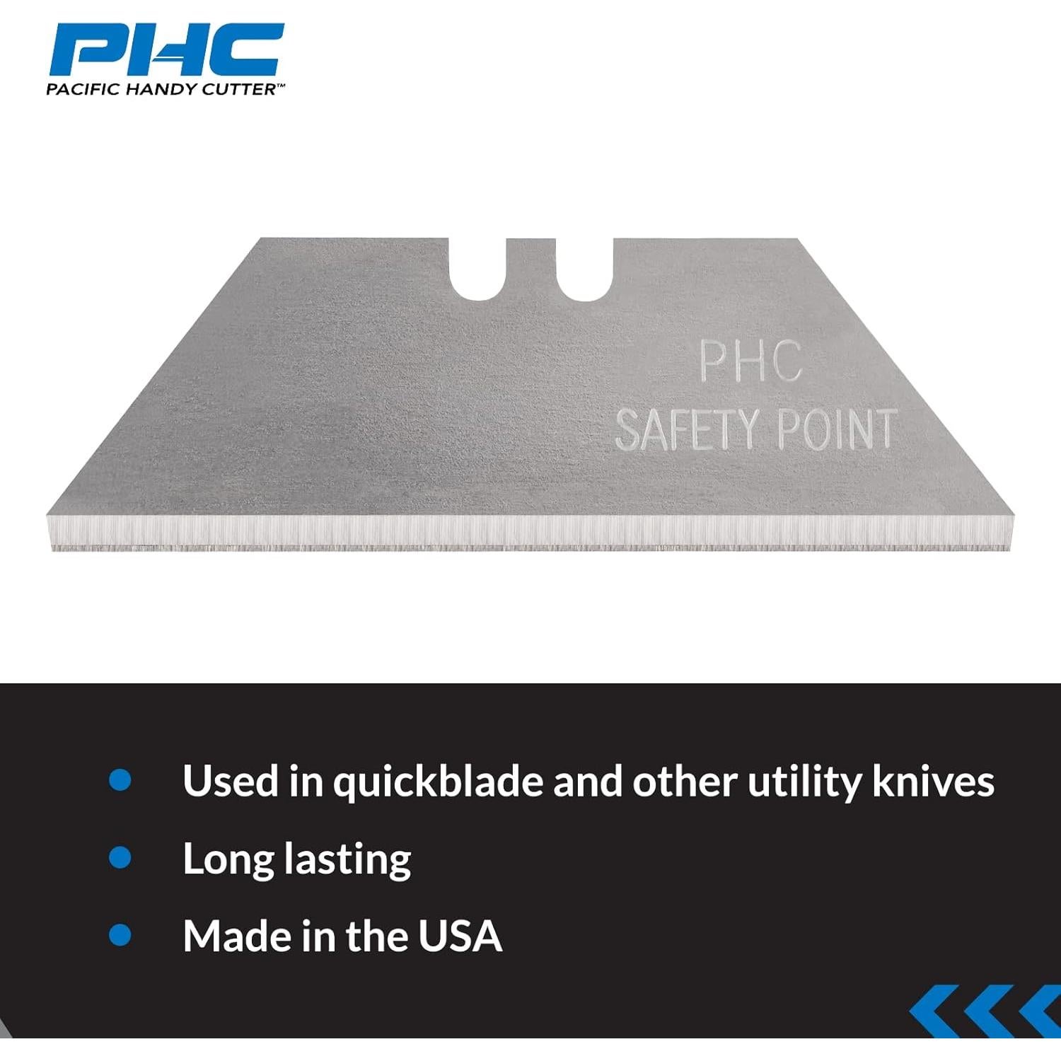 Cuchilla de seguridad Pacific Handy Cutter SPS92 - Caja de 100