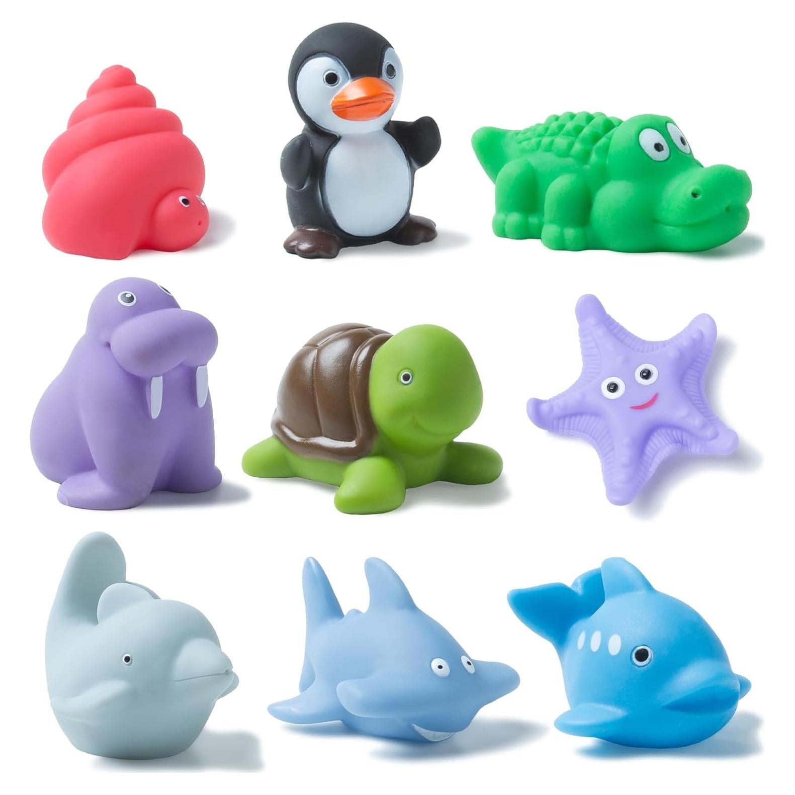 Juguetes de Baño XY-WQ Animales Marinos 9 Piezas