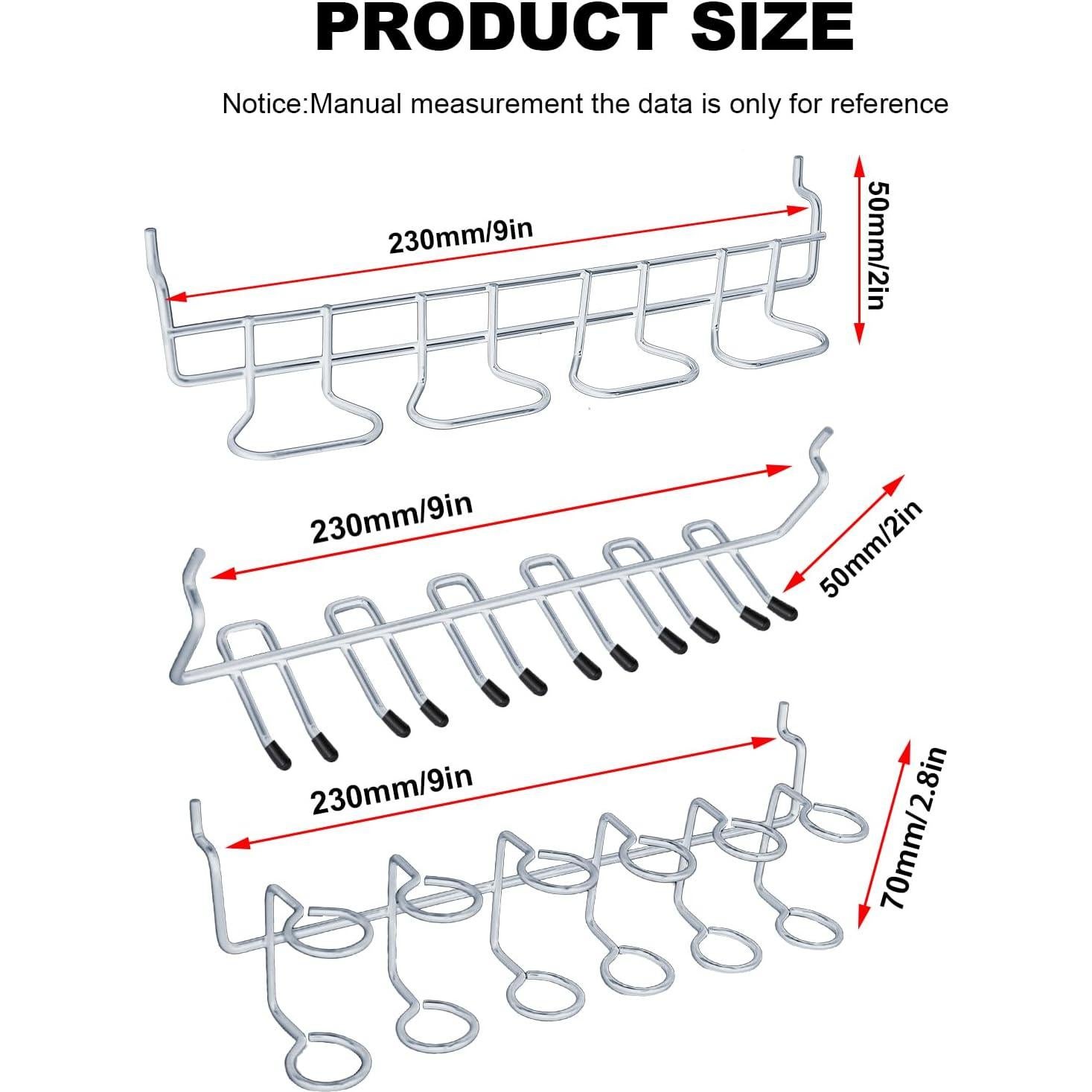 Soportes para Destornilladores MDEOOSKY - 6 Piezas Acero Inoxidable
