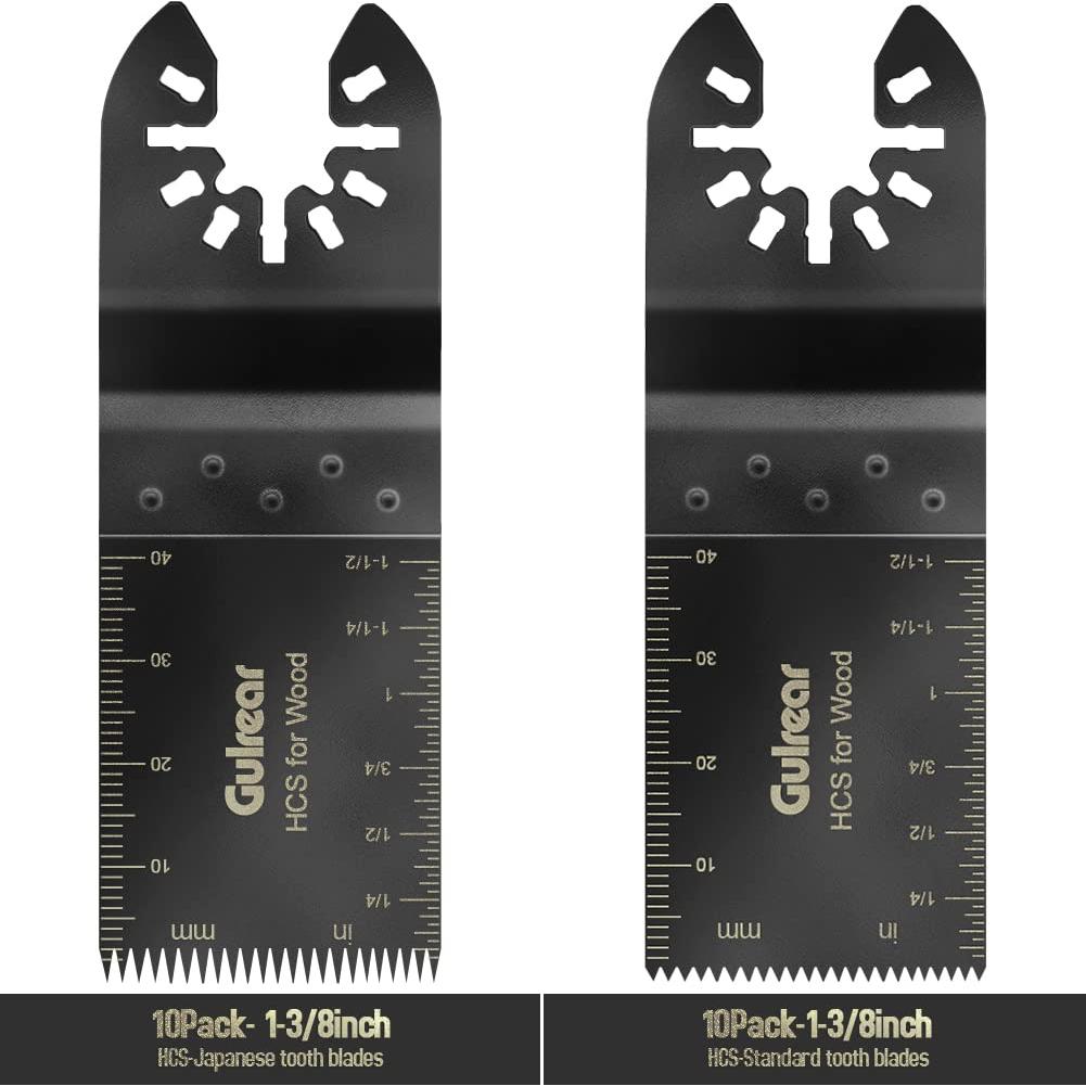 Kit de Cuchillas Oscilantes 20Pcs Gulrear - Precisión Japonesa