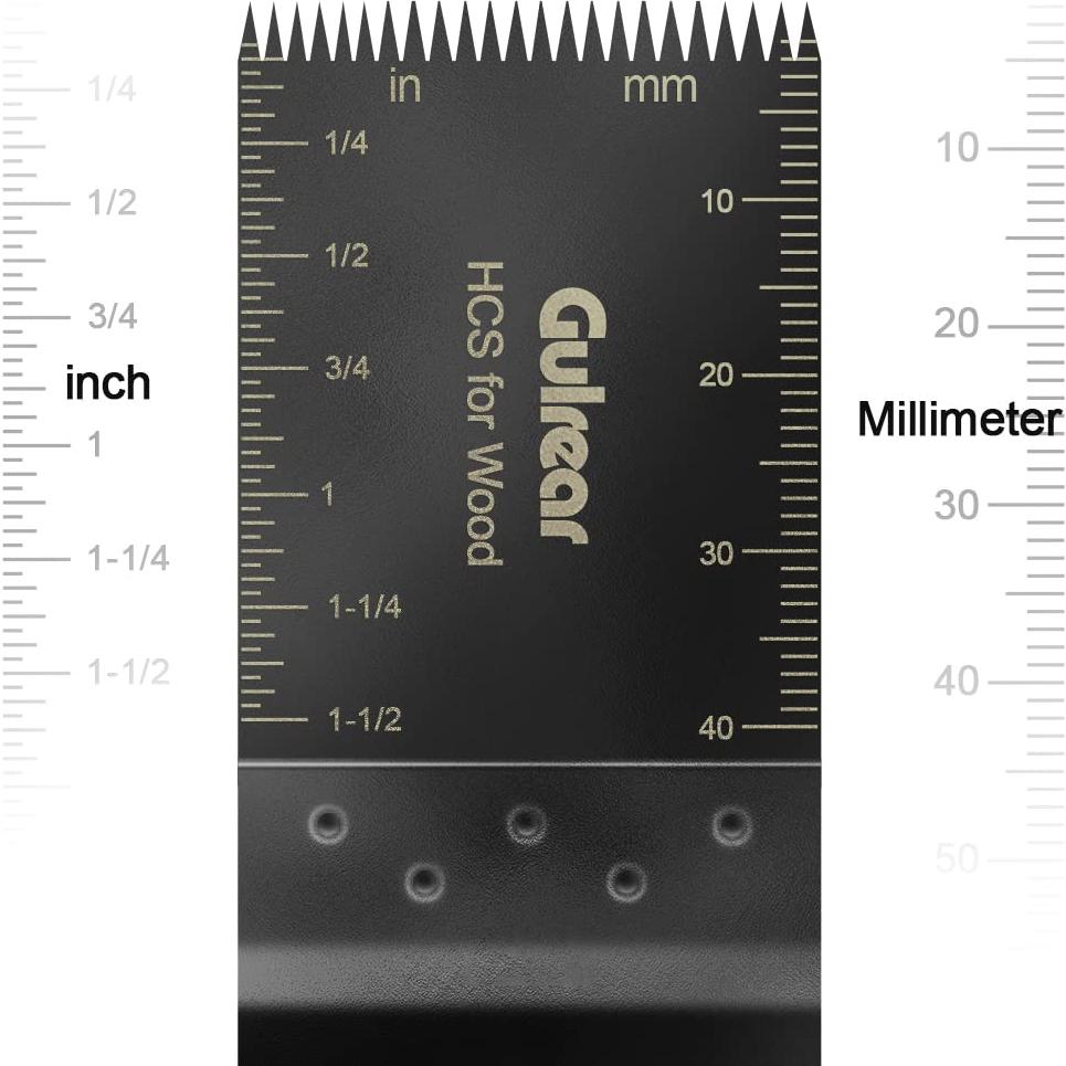 Kit de Cuchillas Oscilantes 20Pcs Gulrear - Precisión Japonesa