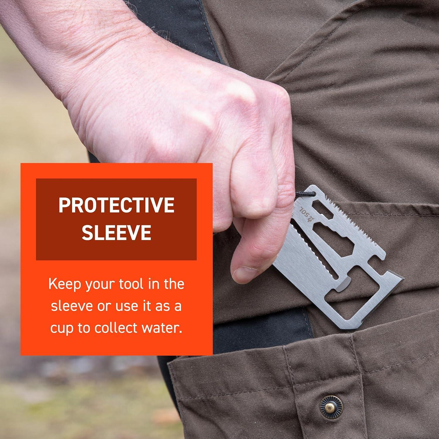 Herramienta de Supervivencia S.O.L. Pack de 3 - Acero Inoxidable